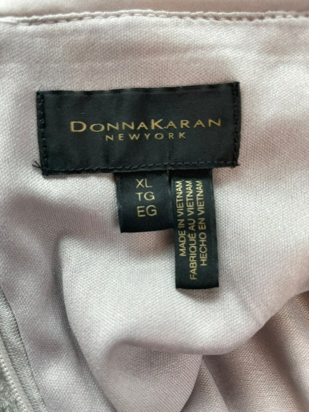 Donna Karan Sequin Embellished Pencil Skirt Beige Size 8 MSRP$139 NWT - Picture 9 of 10